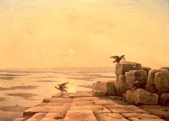 Débordement du Nil, 1842